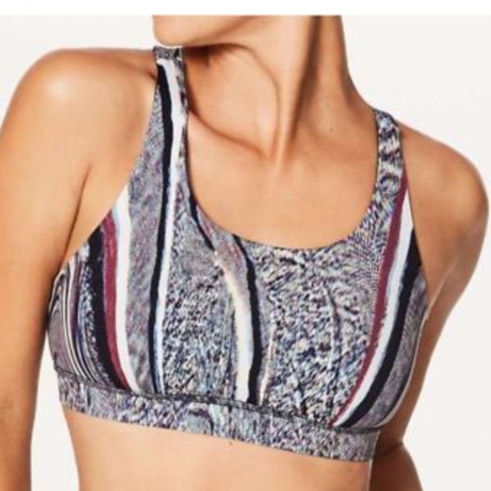 Lululemon Energy Nulux Bra Polychromatic Print